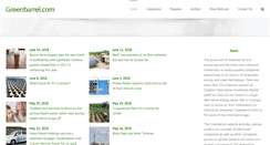 Desktop Screenshot of greenbarrel.com