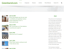 Tablet Screenshot of greenbarrel.com